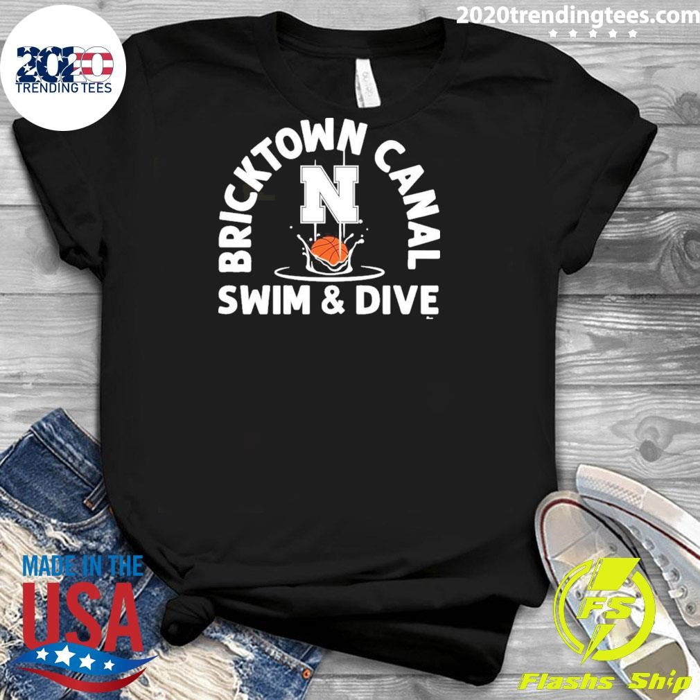 Nebraska Cornhuskers Basketball Bricktown Canal Swim And Dive Ncaa Tournament Fan Shirt