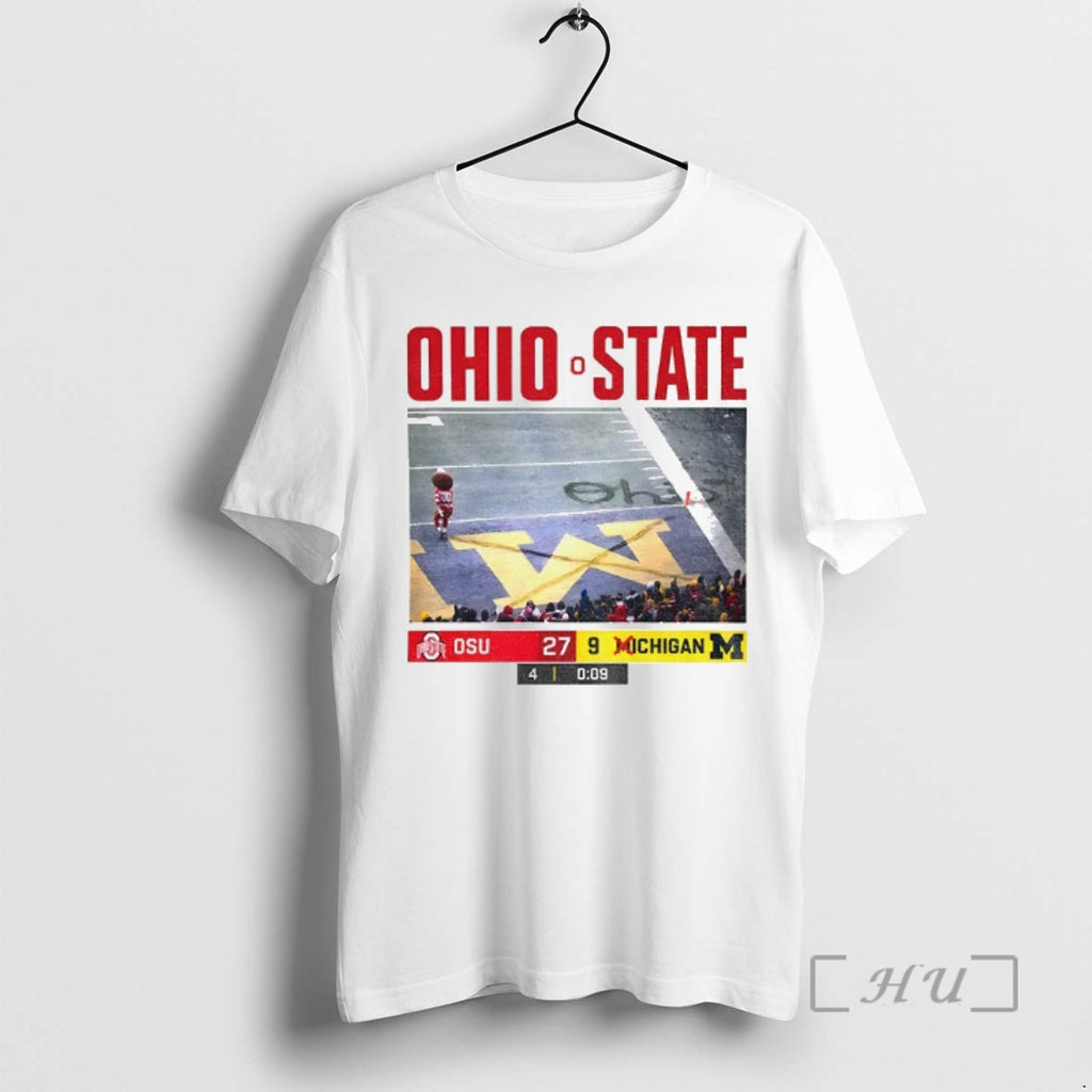 New Brutus Ohio State Snow Fan Brutus Vs Michigan Game Day Erase The M Premium T-Shirts, Hoodie, Sweatshirt