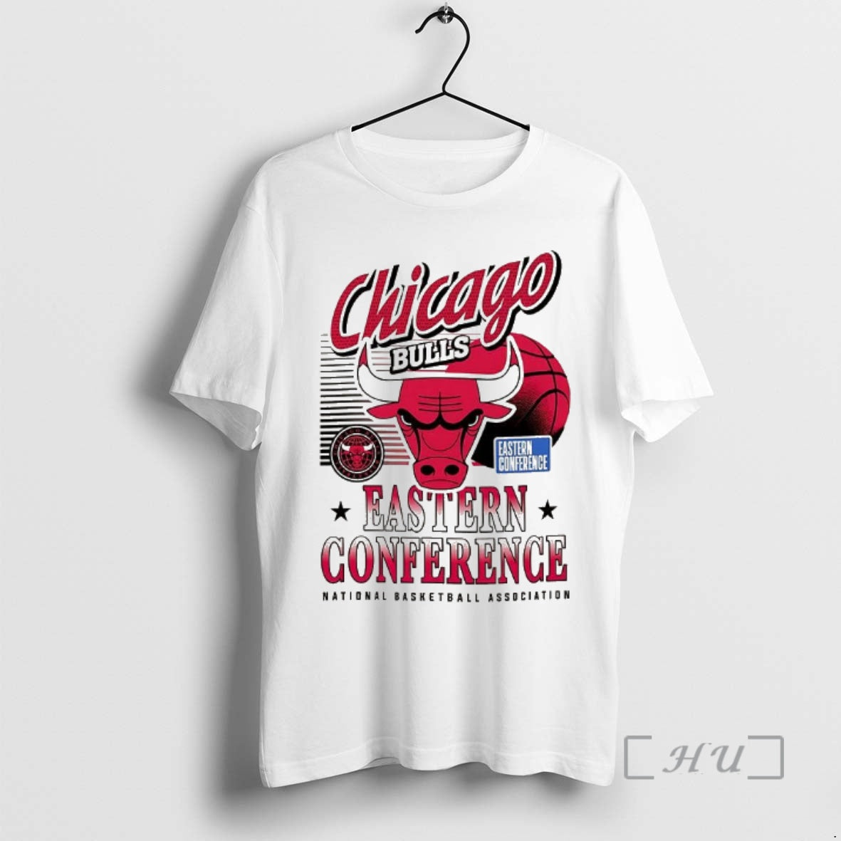 New Chicago Bulls Nba Eastern Conference Logo And Ball T-Shirts, Hoodie, Sweatshirt | AU01DripNestTees.com