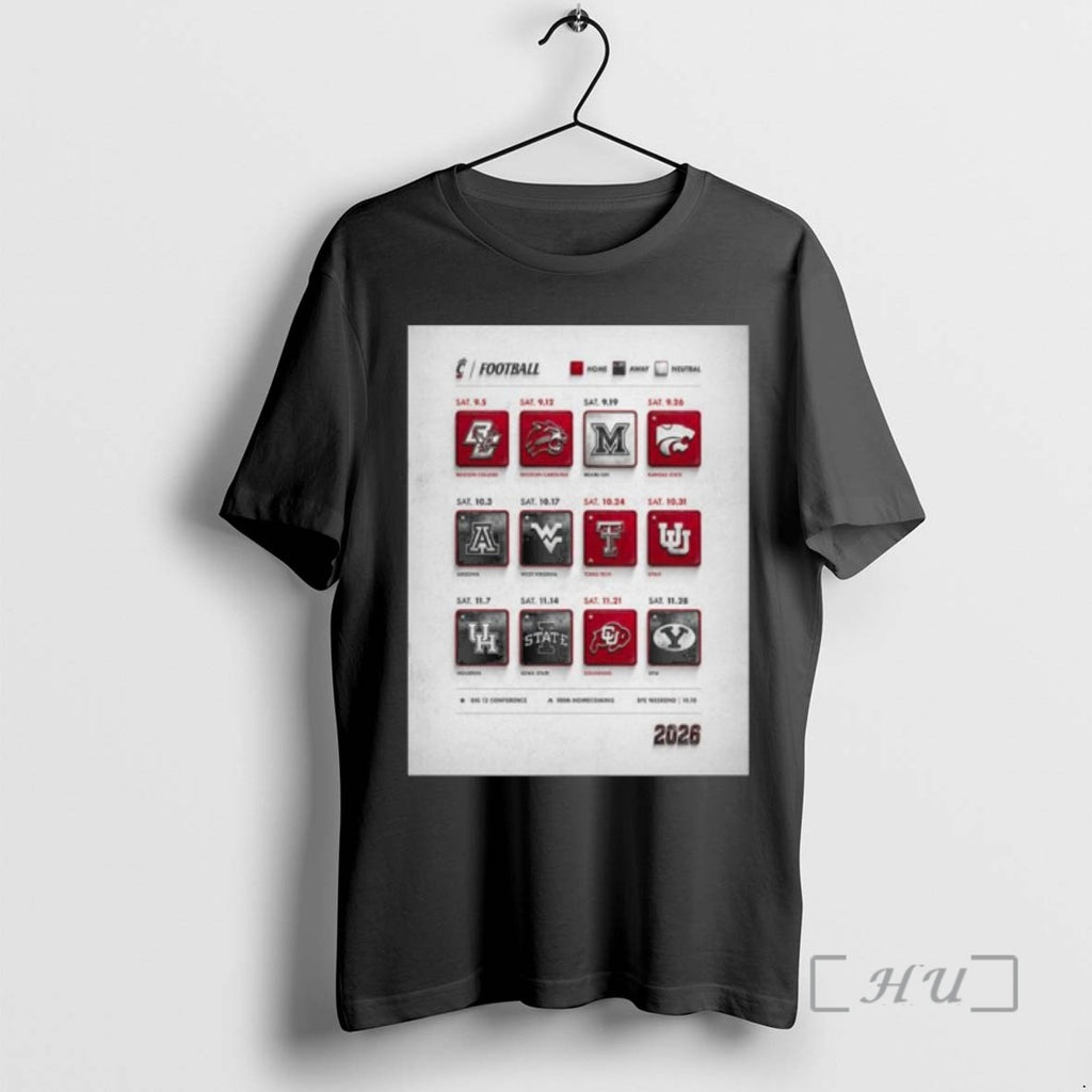 New Cincinnati Bearcats Football Football Ncaa Schedule Season 2026 T-Shirts, Hoodie, Sweatshirt | AU01DripNestTees.com