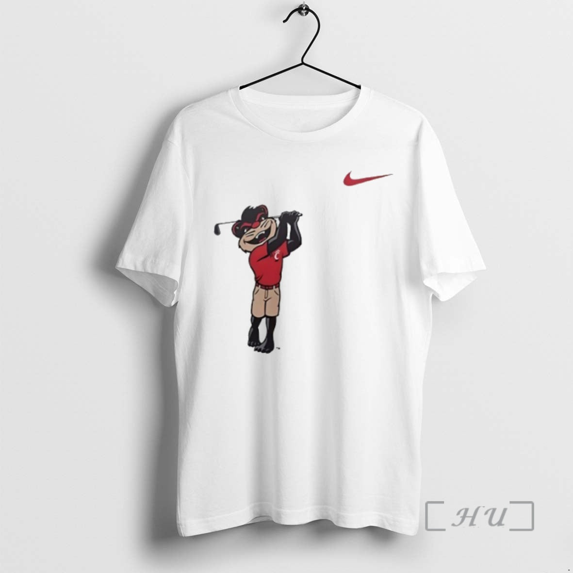 New Cincinnati Bearcats Mascot Playing Golf Circle T-Shirts, Hoodie, Sweatshirt | AU01DripNestTees.com