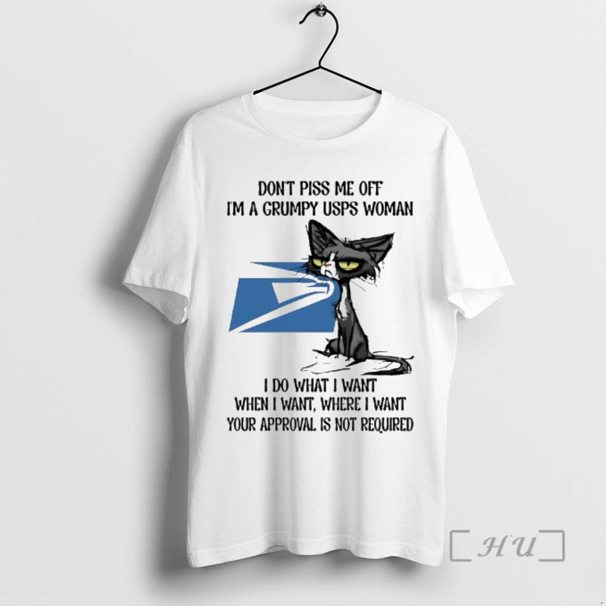 New Dont Piss Me Off Im A Grumpy Cat Usps Woman Premium T Shirts Sweater Hoodie, Sweatshirt | AU01DripNestTees.com