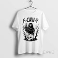 New F Caw F Gothic Raven Middle Finger T-Shirts, Hoodie, Sweatshirt | AU01DripNestTees.com