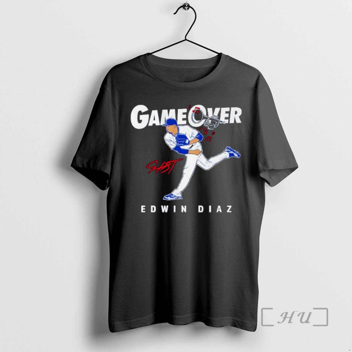 New Game Over Edwin Diaz Los Angeles Dodgers Baseball Signature Ornaments Premium T Shirts Sweater Hoodie, Sweatshirt