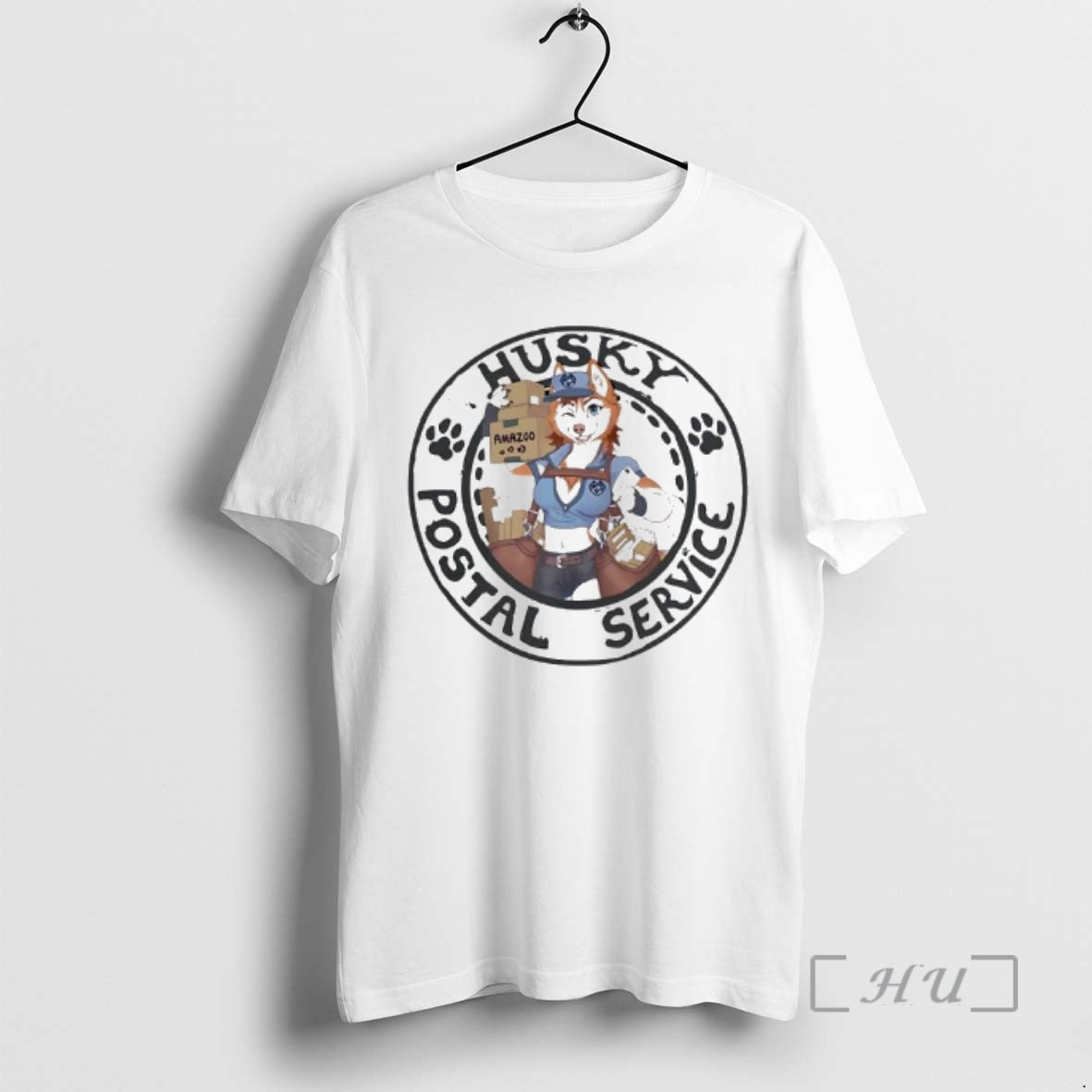 New Husky Postal Service Wolf Character Graphic T-Shirts, Hoodie, Sweatshirt | AU01DripNestTees.com