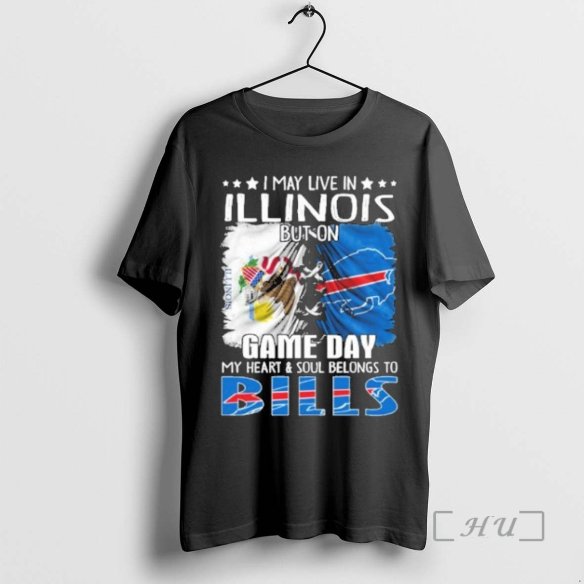 New I May Live In Illinois But On Gameday My Heart And Soul Belongs To T-Shirts, Hoodie, Sweatshirt | AU01DripNestTees.com