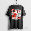 New Illinois Football 2025 Music City Bowl Helmet Christmas T-Shirts, Hoodie, Sweatshirt | AU01DripNestTees.com