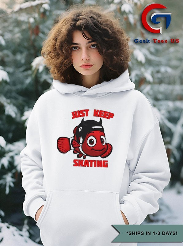 New Jersey Devils x Nemo just keep skating shirt