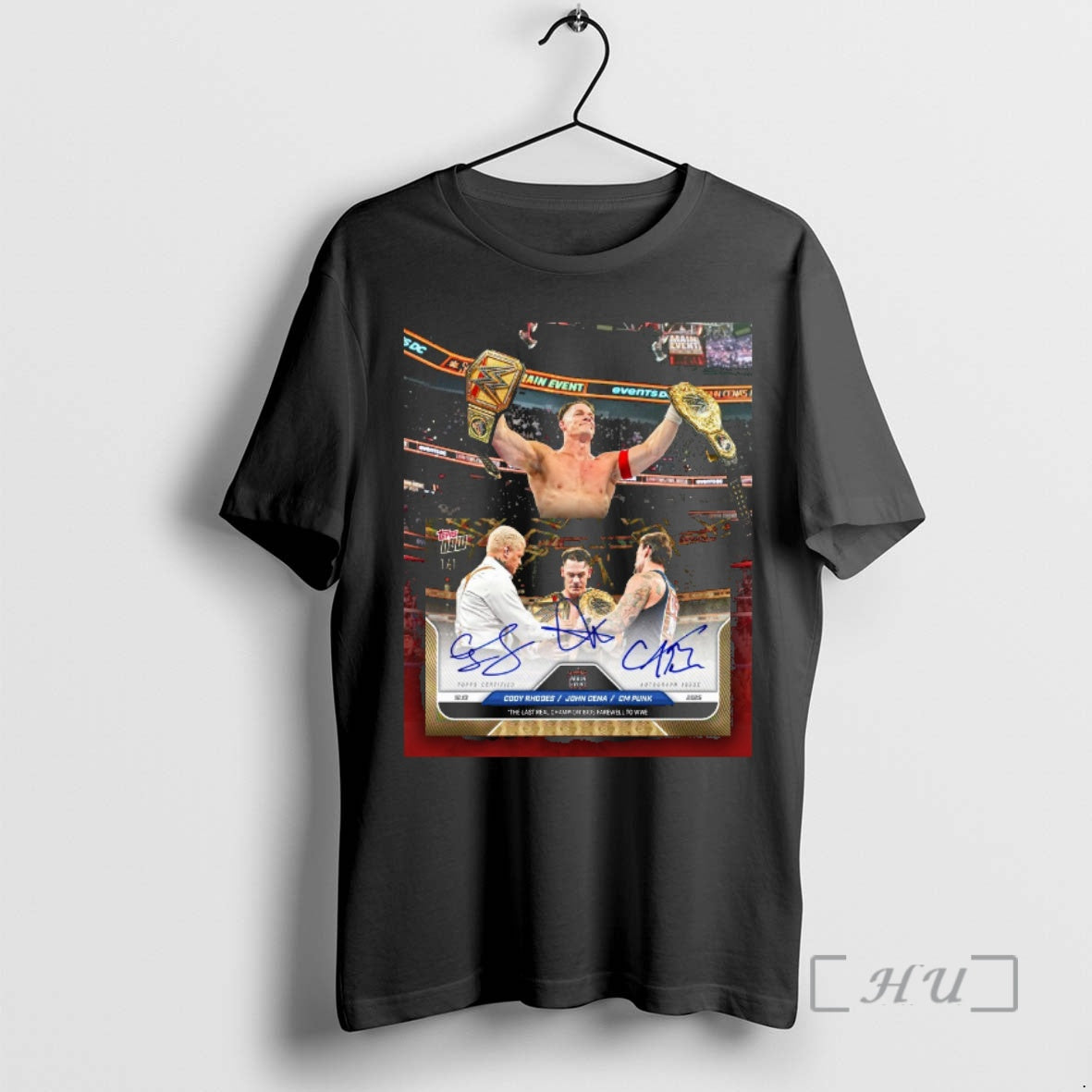 New John Cena Cody Rhodes And Cm Punk The Last Real Champion Bids Farewell To T-Shirts, Hoodie, Sweatshirt