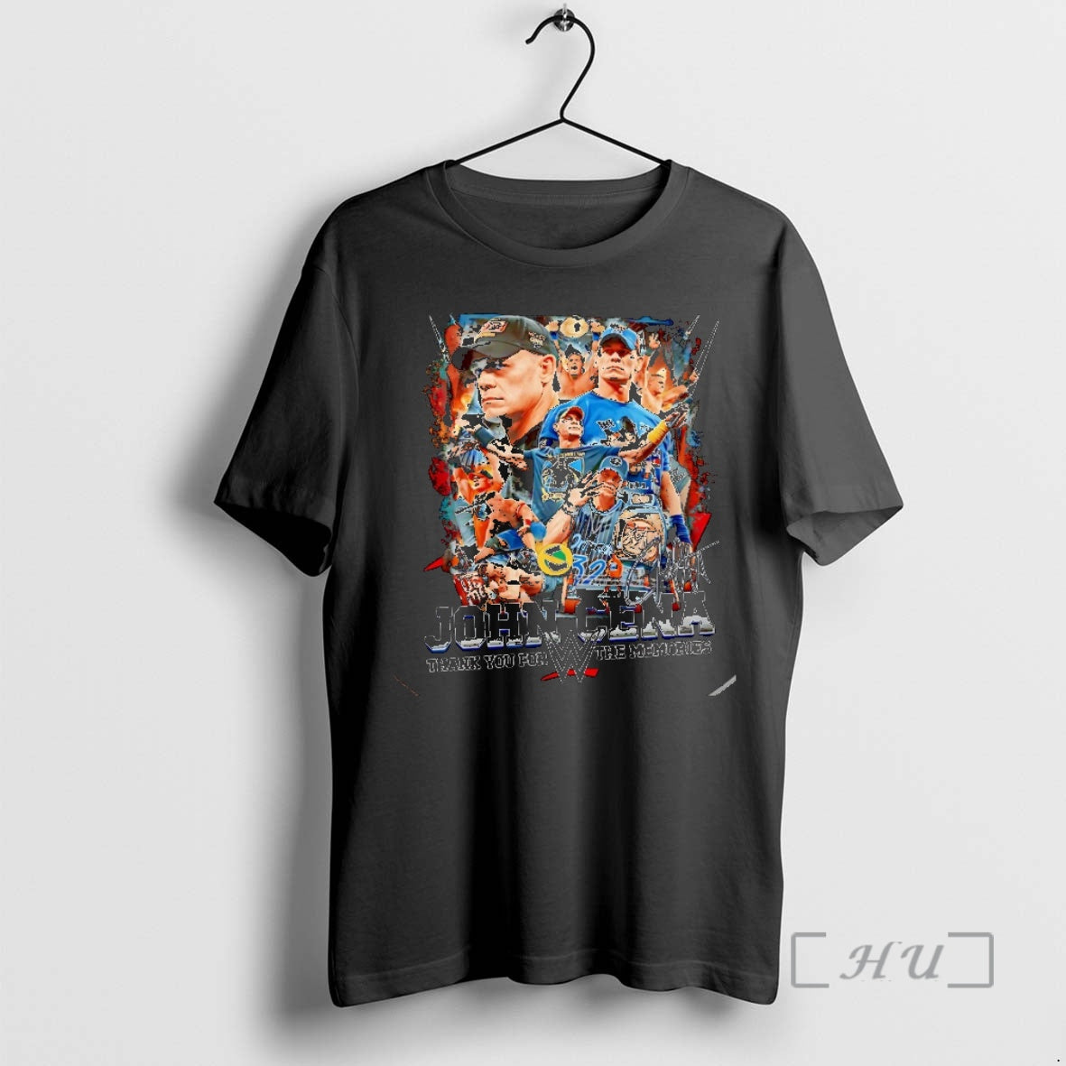 New John Cena Thank You For The Memories Signature Christmas T-Shirts, Hoodie, Sweatshirt | AU01DripNestTees.com