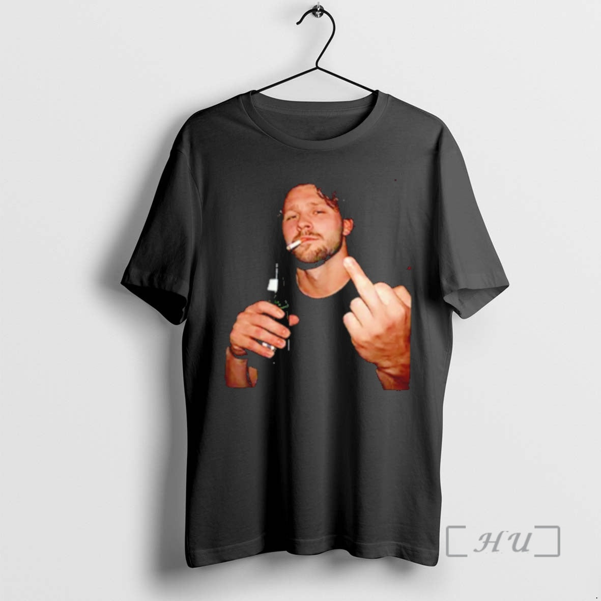 New Josh Alen Middle Finger T-Shirts, Hoodie, Sweatshirt | AU01DripNestTees.com