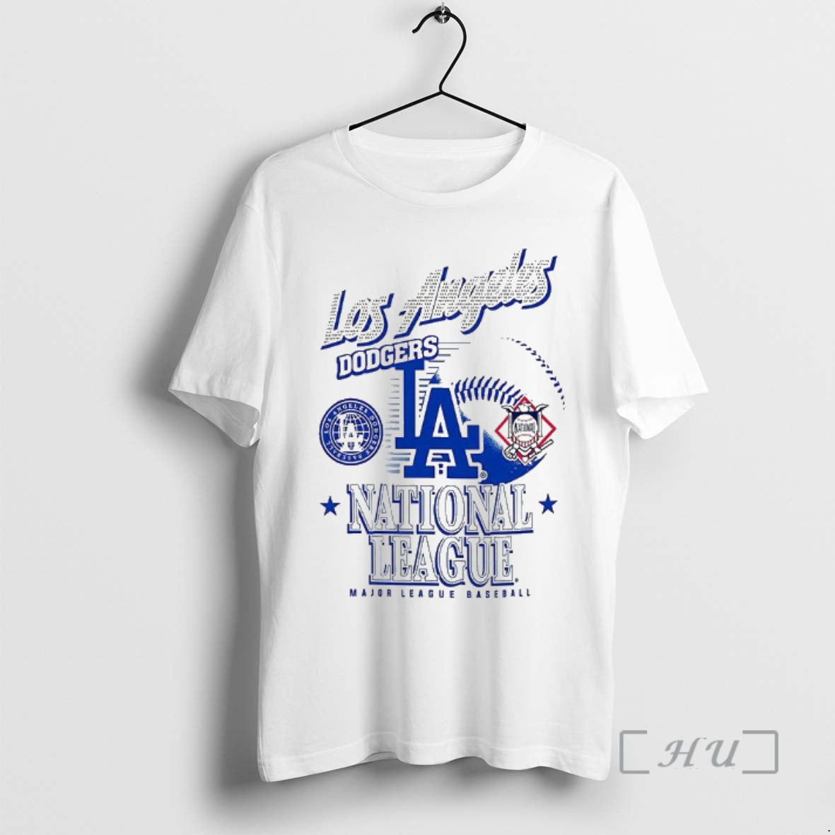 New Los Angeles Dodgers Mlb American National League Logo Ball Retro Premium T Shirts Sweater Hoodie, Sweatshirt