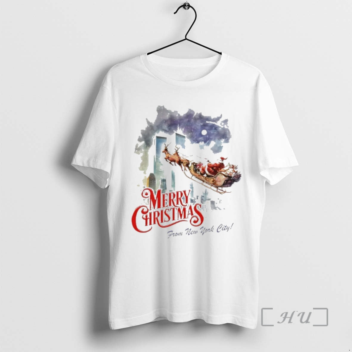New Merry Christmas From New York City Santa Sleigh 11 9 Attacks Premium T Shirts Hoodie, Sweatshirt | AU01DripNestTees.com
