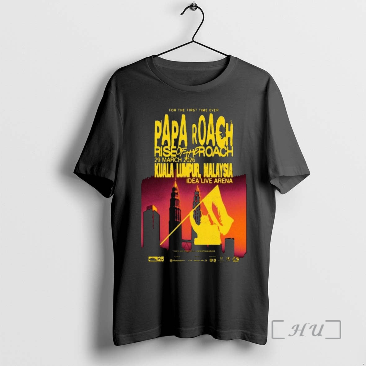 New Papa Roach Kuala Lumpur Malaysia March 29 2026 Concert T-Shirts, Hoodie, Sweatshirt | AU01DripNestTees.com