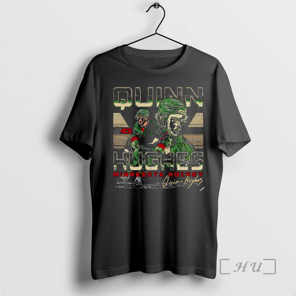 New Quinn Hughes Minnesota Wild Dual Signature Christmas T-Shirts, Hoodie, Sweatshirt | AU01DripNestTees.com