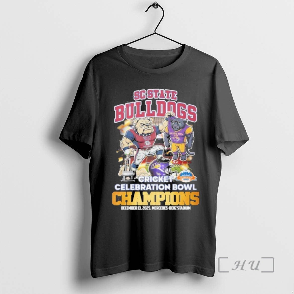 New Sc State Bulldogs Beat Prairie View Am Mascot Celebration Bowl Champions Premium T Shirts Hoodie, Sweatshirt