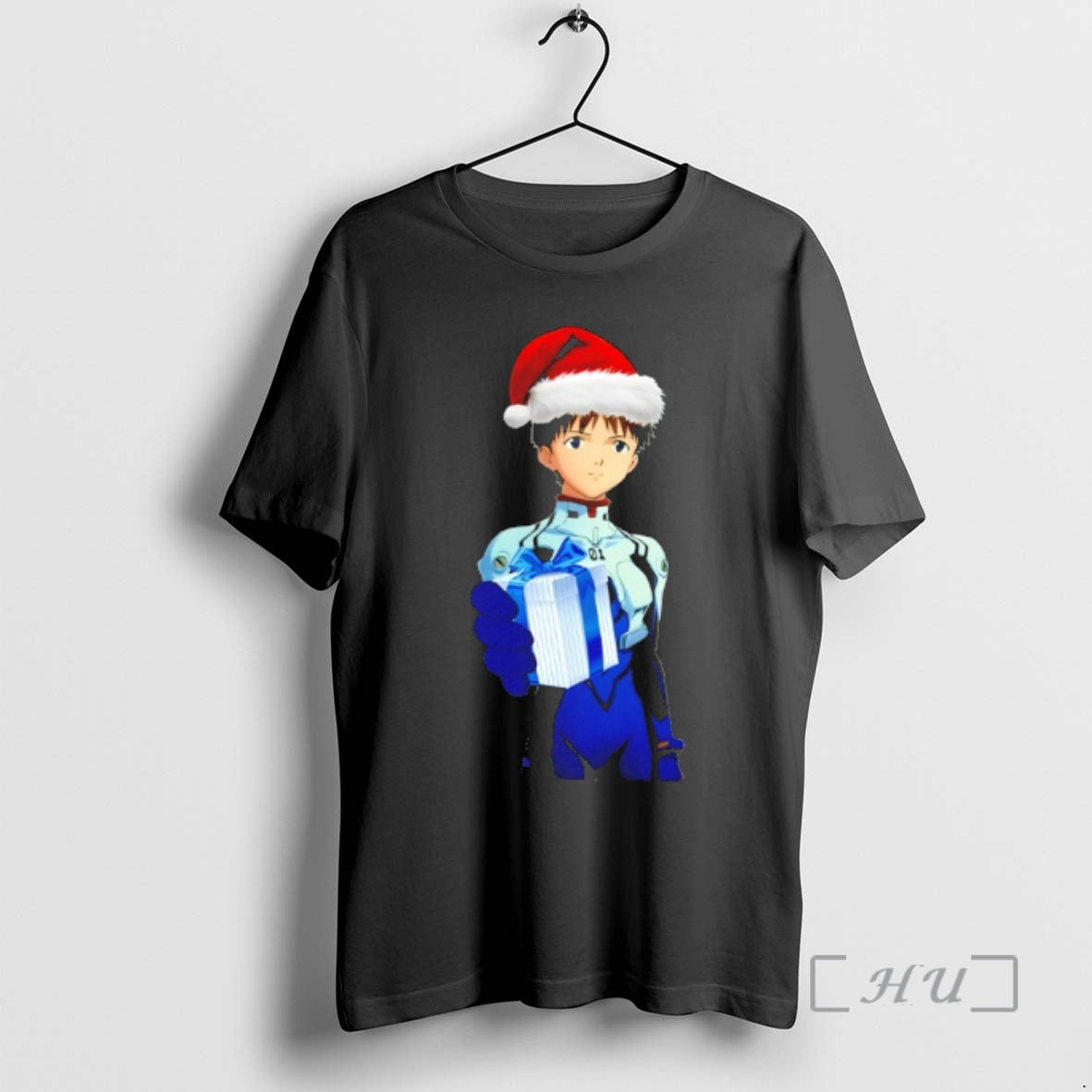 New Shinji Ikari Santa Christmas Gift T-Shirts, Hoodie, Sweatshirt | AU01DripNestTees.com