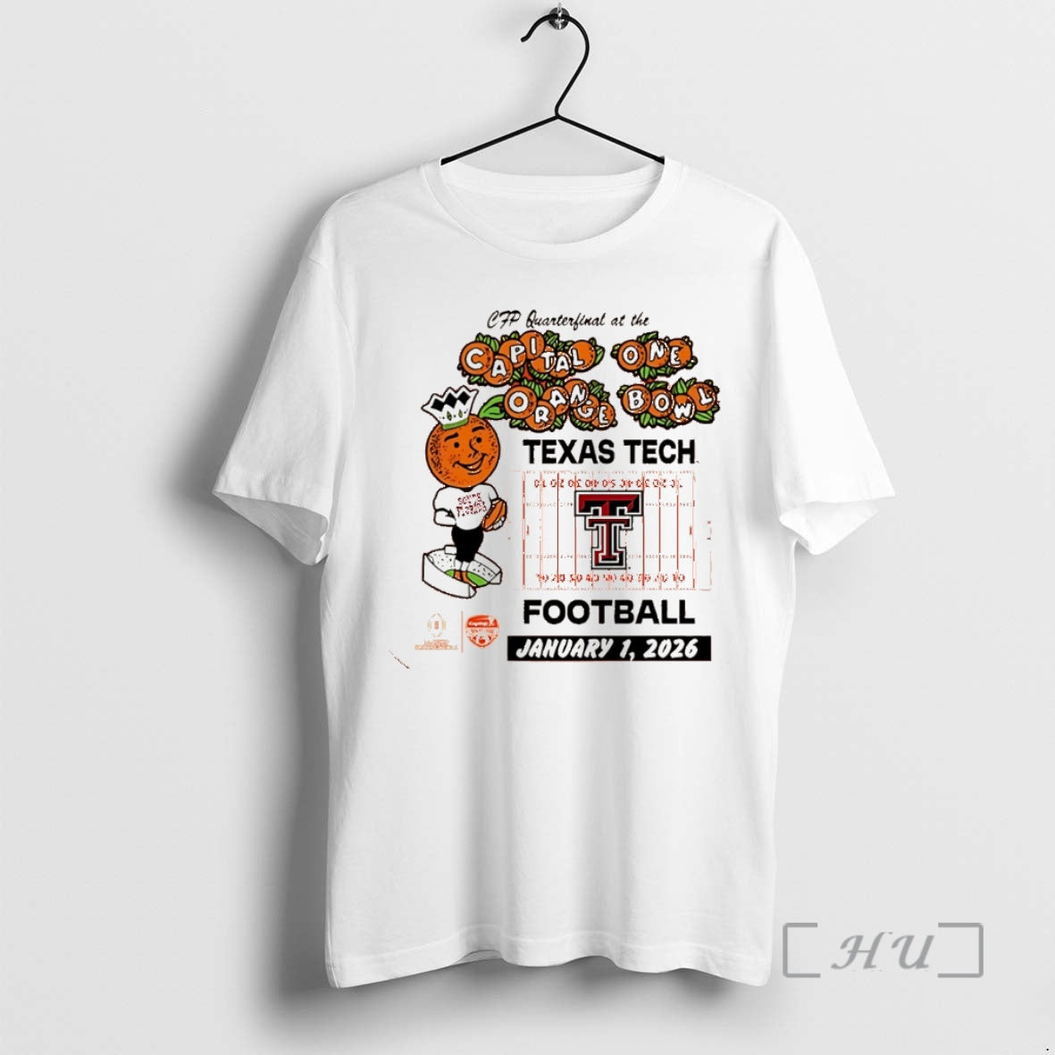 New Texas Tech Red Raiders 2025 Orange Bowl Mascot Christmas T-Shirts, Hoodie, Sweatshirt | AU01DripNestTees.com