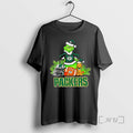 New The Grinch And Max Green Bay Packers Christmas Helmet Items Premium T Shirts Sweater Hoodie, Sweatshirt