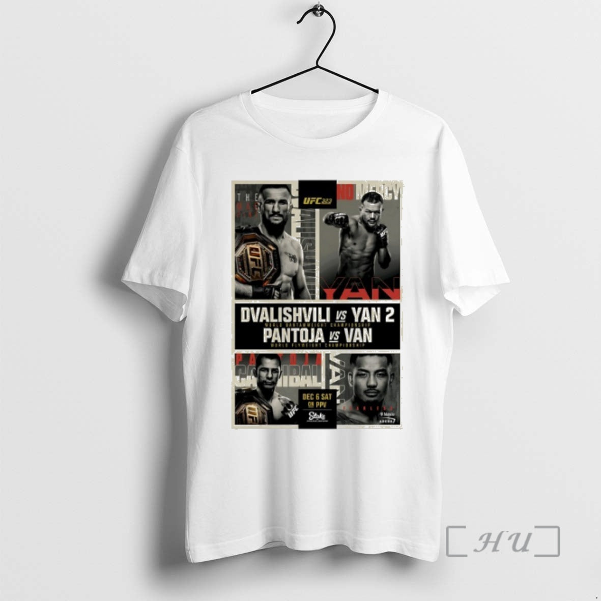 New Ufc 323 Dvalishvili Vs Yan 2 Autographed Event T-Shirts, Hoodie, Sweatshirt | AU01DripNestTees.com