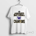 New Washington Huskies 2025 Ncaa Division Mens Soccer National Champions T-Shirts, Hoodie, Sweatshirt | AU01DripNestTees.com