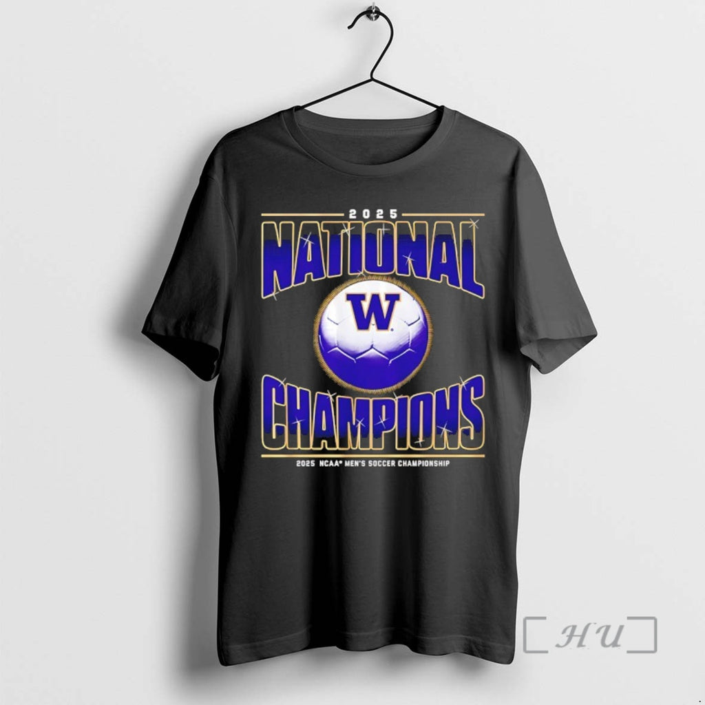 New Washington Huskies Mens Soccer 2025 Ncaa National Champions T-Shirts, Hoodie, Sweatshirt | AU01DripNestTees.com