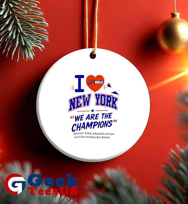 New York I Love New York We Are The Champions Resiliace Gritty T-shirt