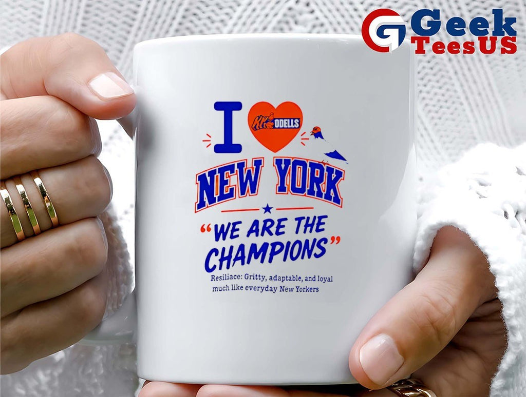 New York I Love New York We Are The Champions Resiliace Gritty T-shirt