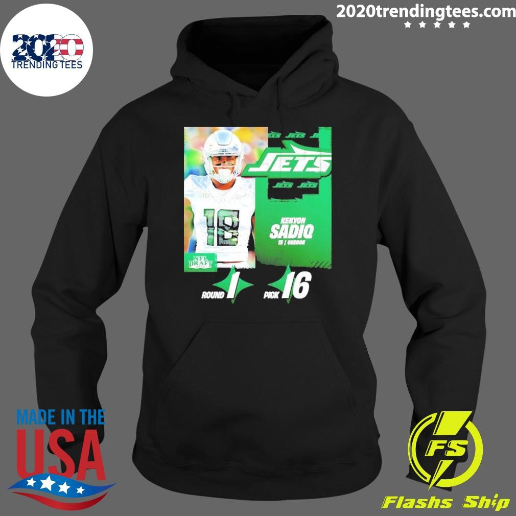 New York Jets Pick Kenyon Sadiq No. 16 Nfl Draft 2026 Shirt