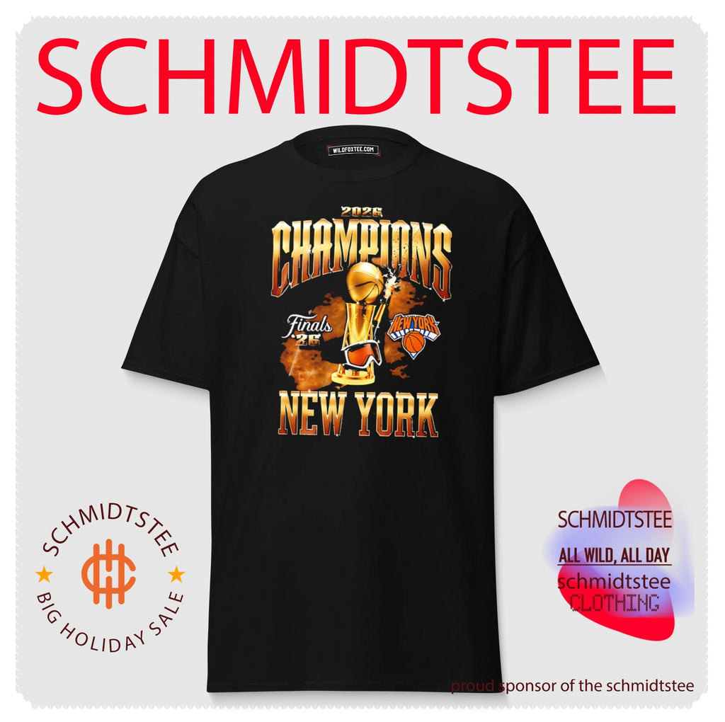 New York Knicks 2026 Champions NBA Finals trophy shirt