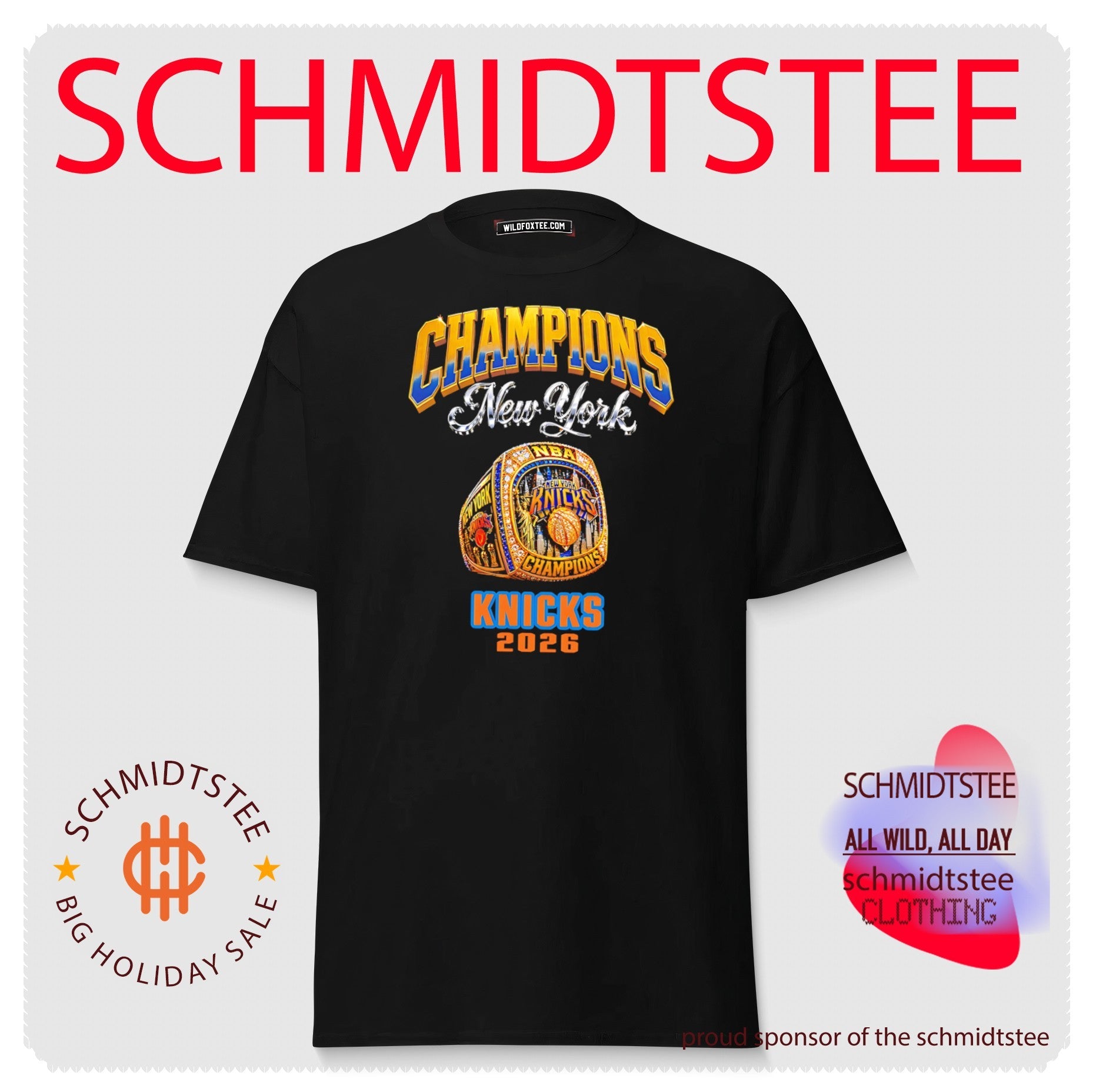 New York Knicks 2026 Champions ring shirt