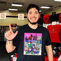 New York Knicks 2026 NBA Champions celebration paint shirt