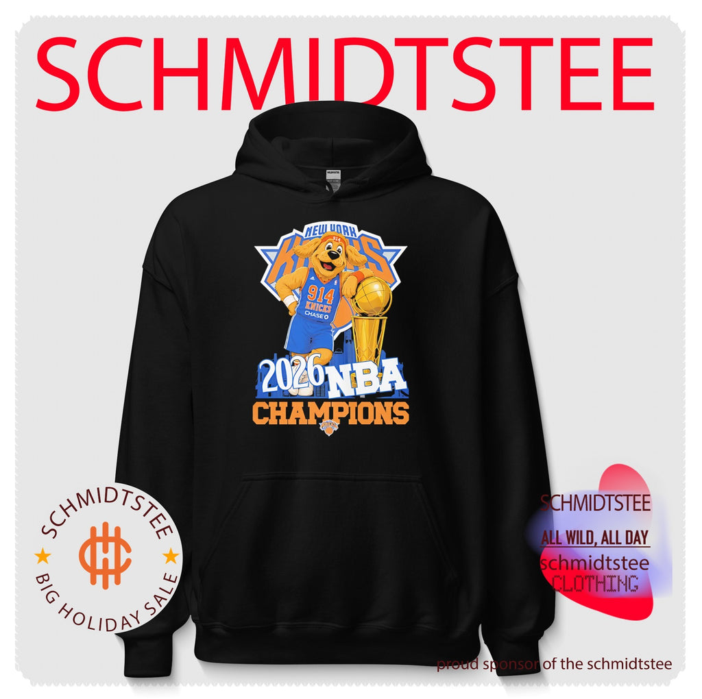 New York Knicks 2026 NBA Champions mascot team logo shirt