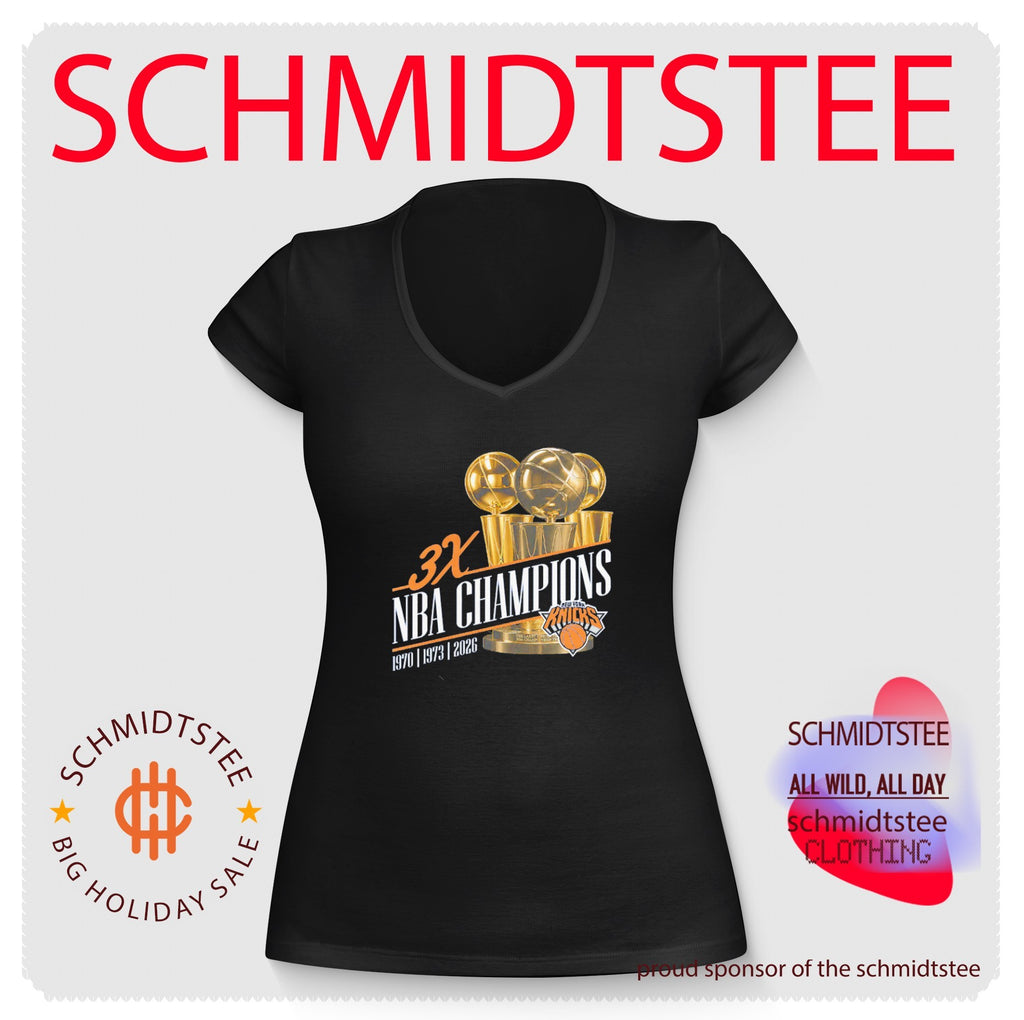 New York Knicks 2026 NBA Finals Champions Three-Time Trophie shirt
