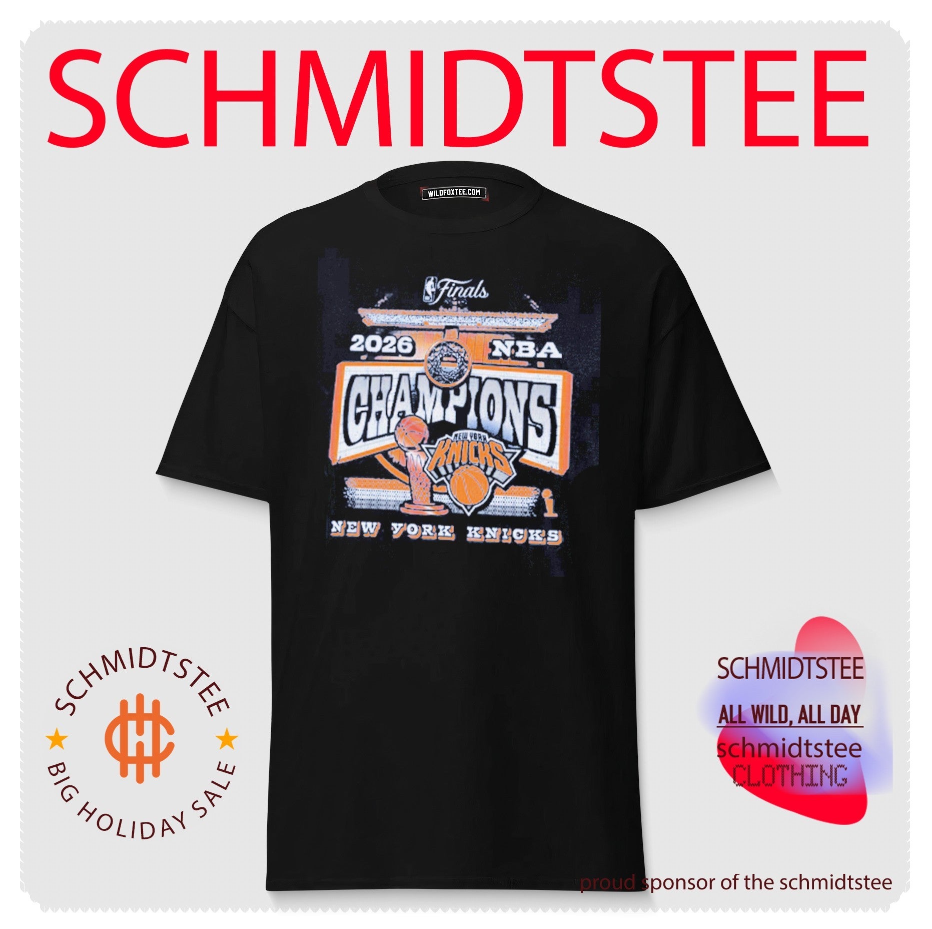 New York Knicks 2026 NBA Finals Champions trophy Frankie shirt