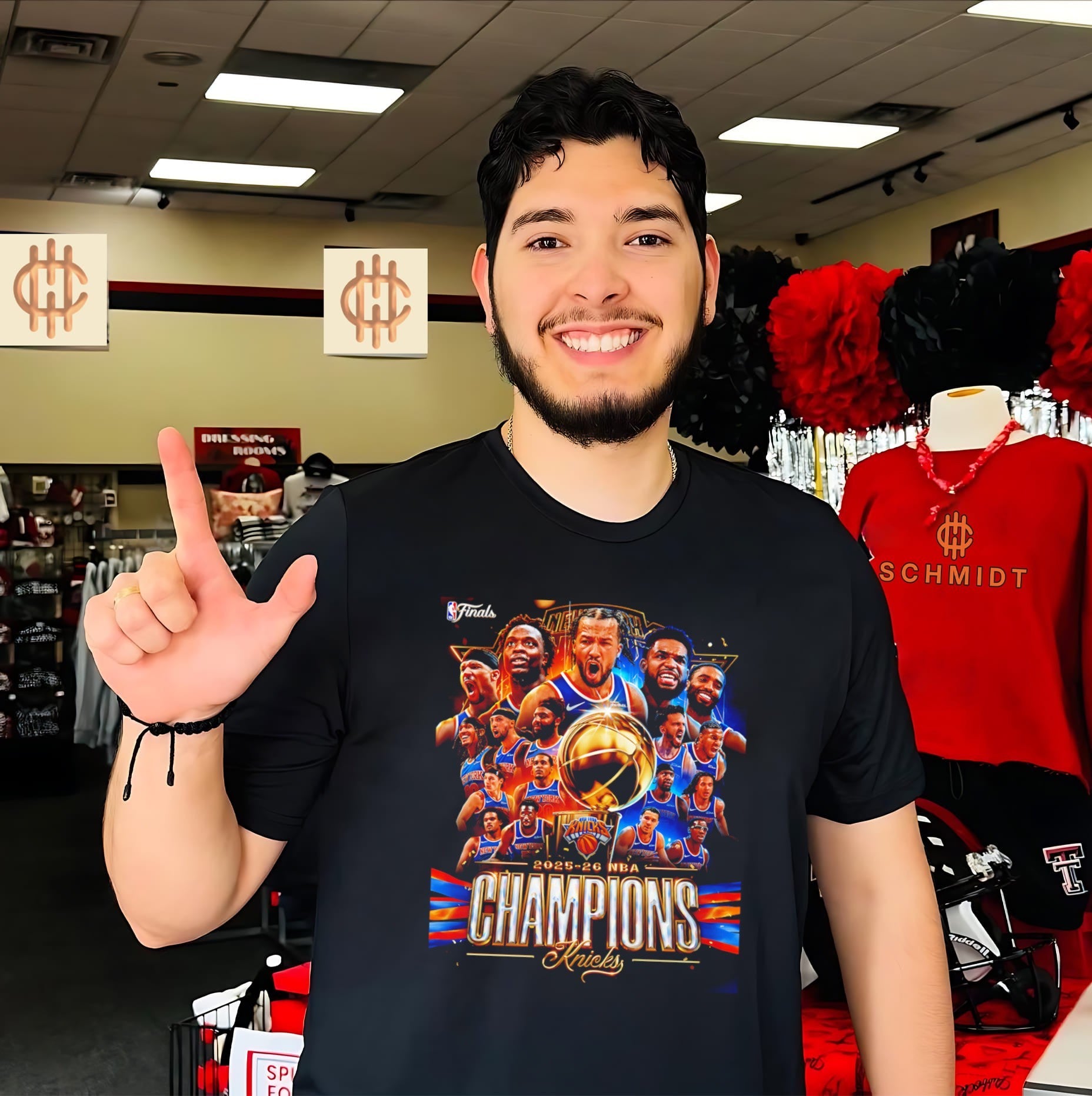 New York Knicks 2026 NBA World Champions celebration poster shirt