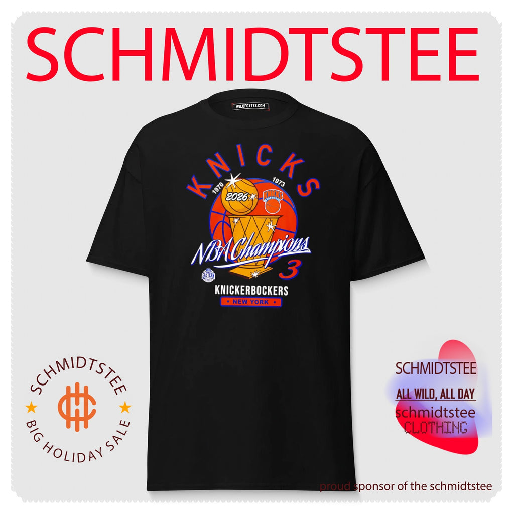 New York Knicks 2026 NBA champions 3X trophy shirt