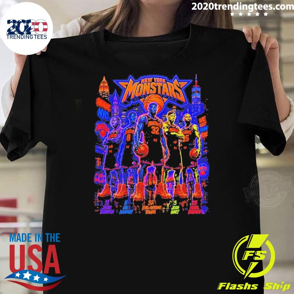 New York Knicks 2026 Playoffs Space Jam Monstars Shirt