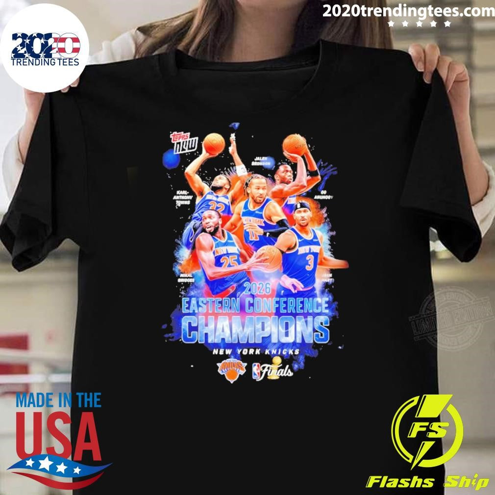 New York Knicks Basketball Eastern Conference Champions Finals 2026 Poster Shirt