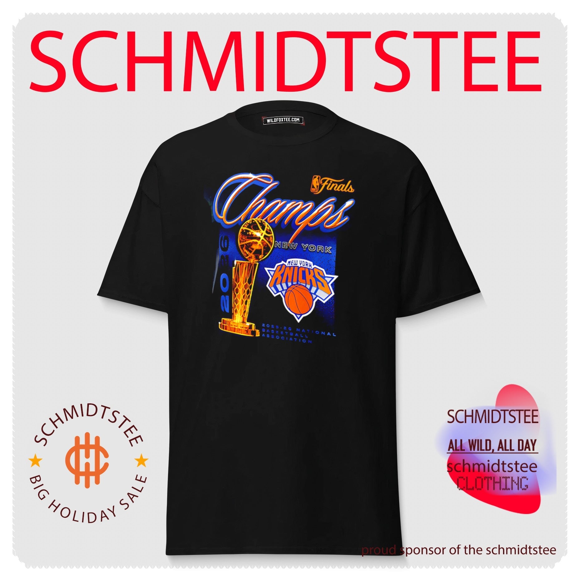 New York Knicks Champs 2026 Trophy classic shirt