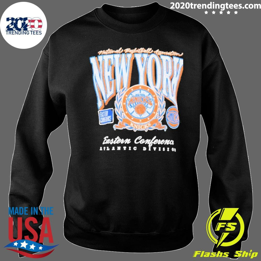 New York Knicks Eastern Conference Atlantic Division Logo Vintage Shirt
