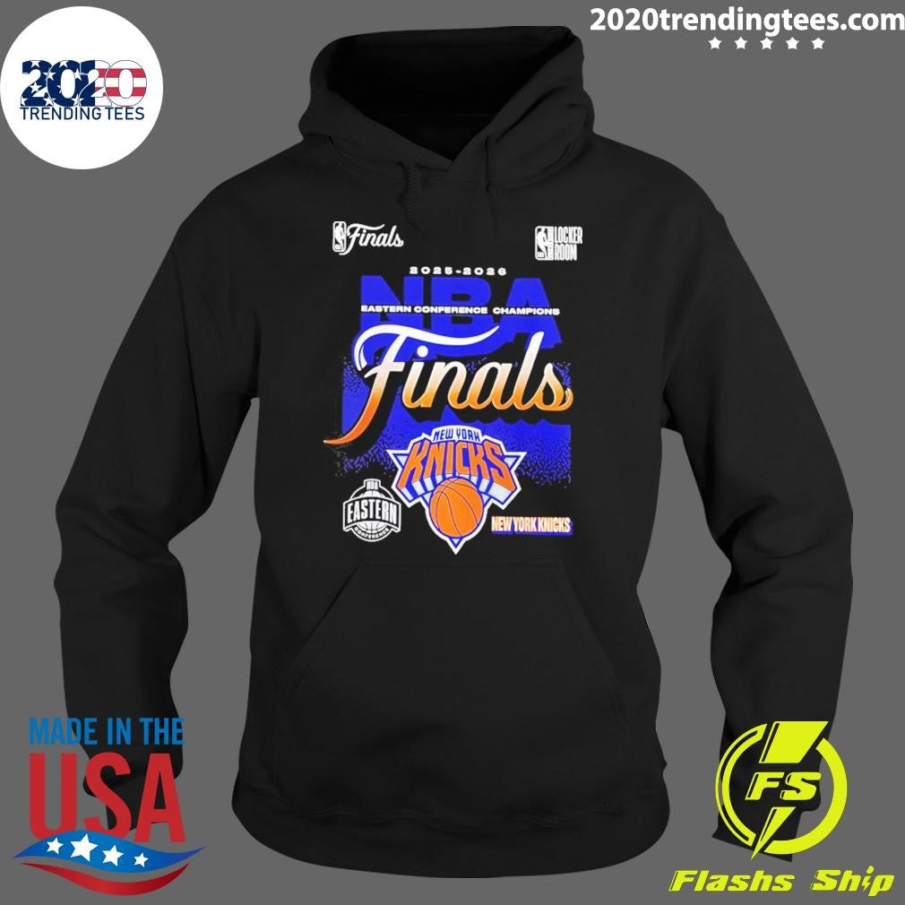 New York Knicks Fanatics 2026 NBA Eastern Conference Champions Locker Room Shirt