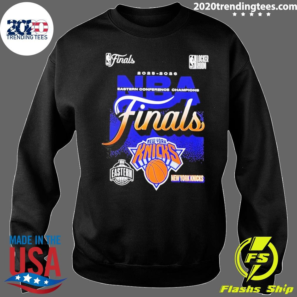 New York Knicks Fanatics 2026 NBA Eastern Conference Champions Locker Room Shirt