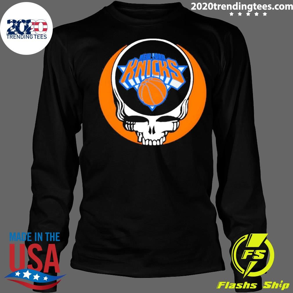 New York Knicks Grateful Dead Style Steal Your Face Shirt