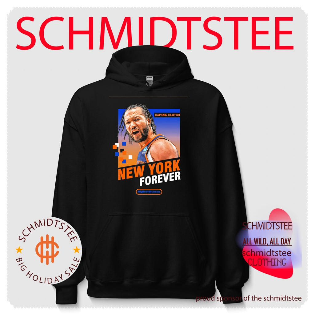 New York Knicks Jalen Brunson Caption Clutch graphic shirt