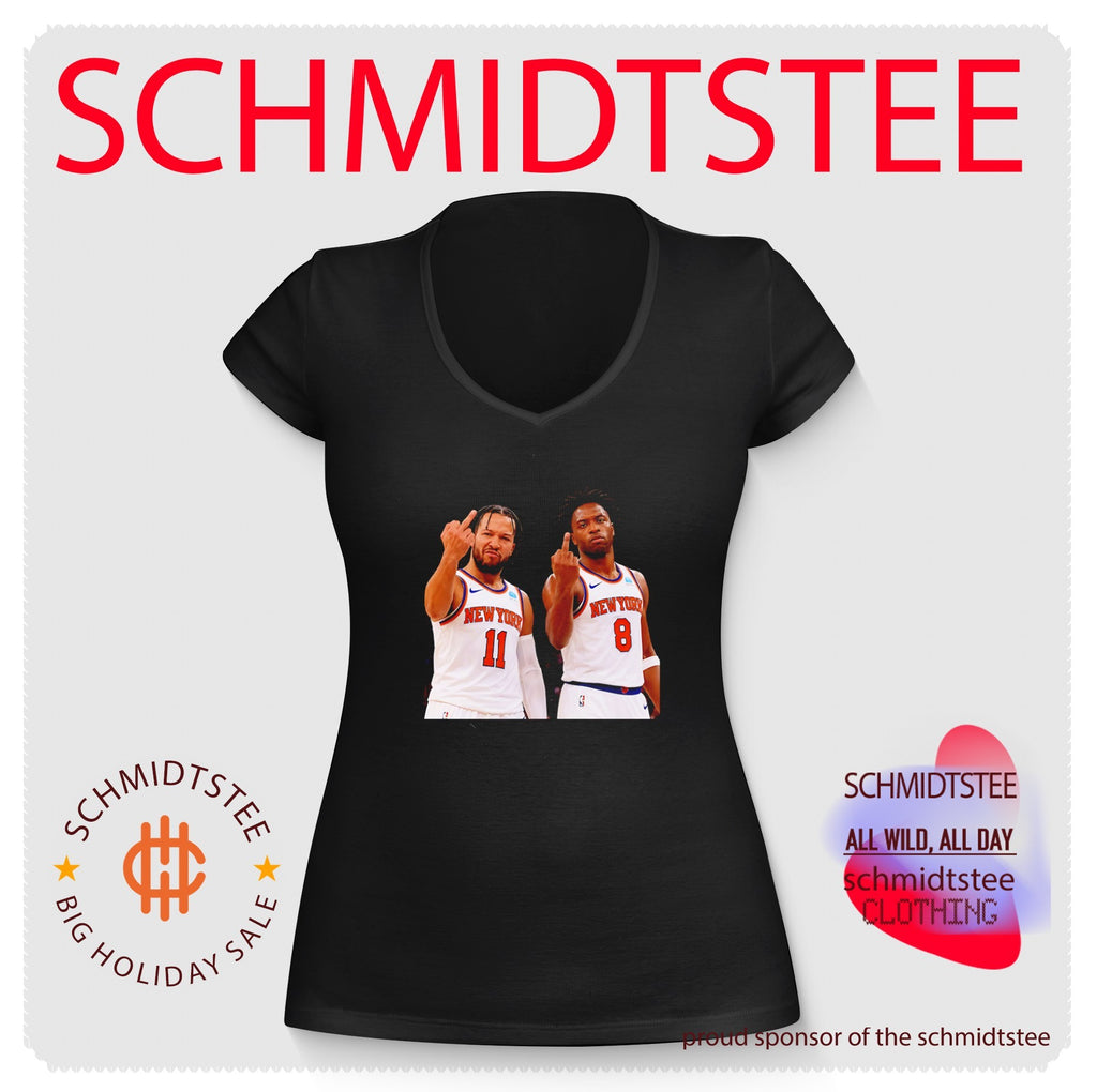New York Knicks Jalen Brunson and Josh Hart middle finger shirt