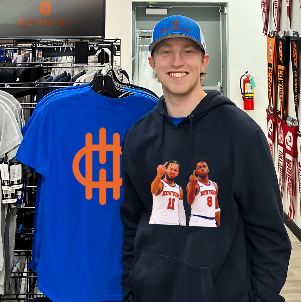 New York Knicks Jalen Brunson and Josh Hart middle finger shirt