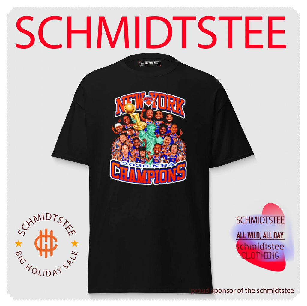 New York Knicks NBA Finals 2026 Champions Caricature shirt