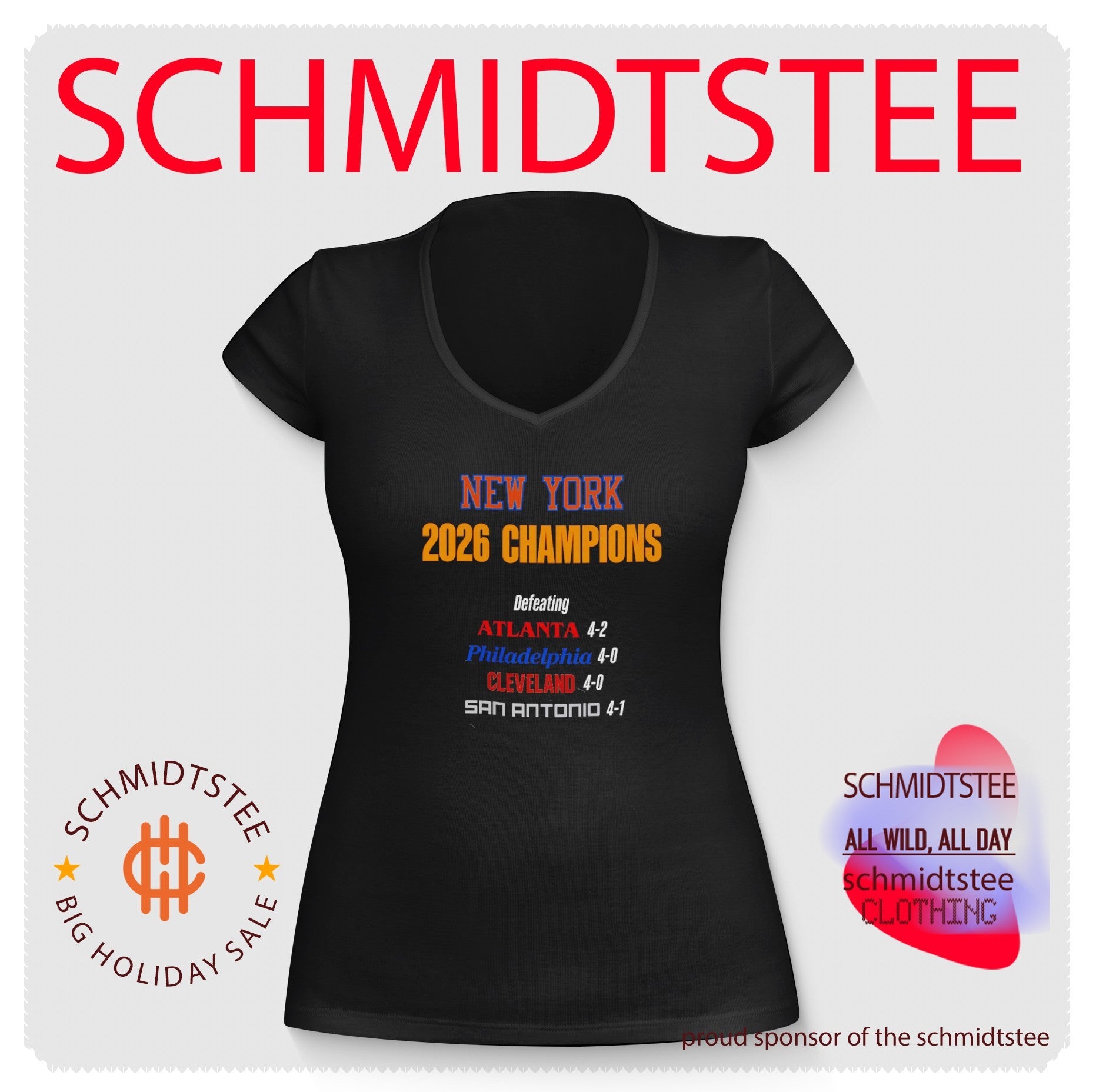 New York Knicks NBA World Champions 2026 team score shirt