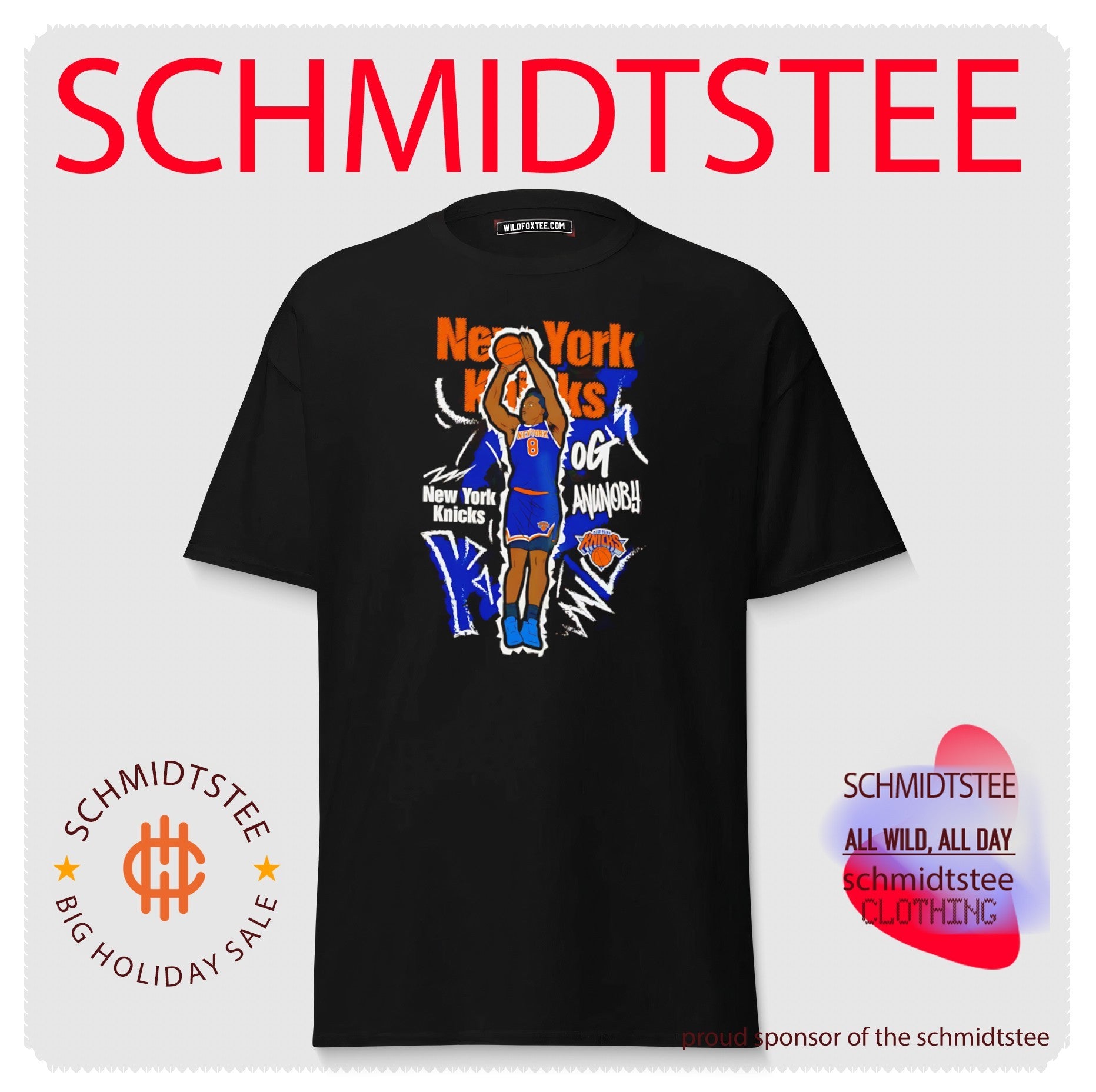 New York Knicks OG Anunoby Chalked Up Player shirt